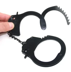 Black Metal Hand Cuffs